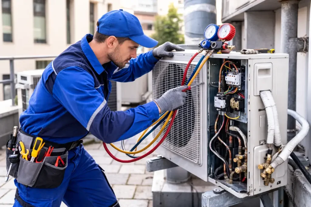 7 24 Klima Servisi Yapan Teknik Servis Ustası Klima Arıza Tespiti Ve Onarım İşlemi